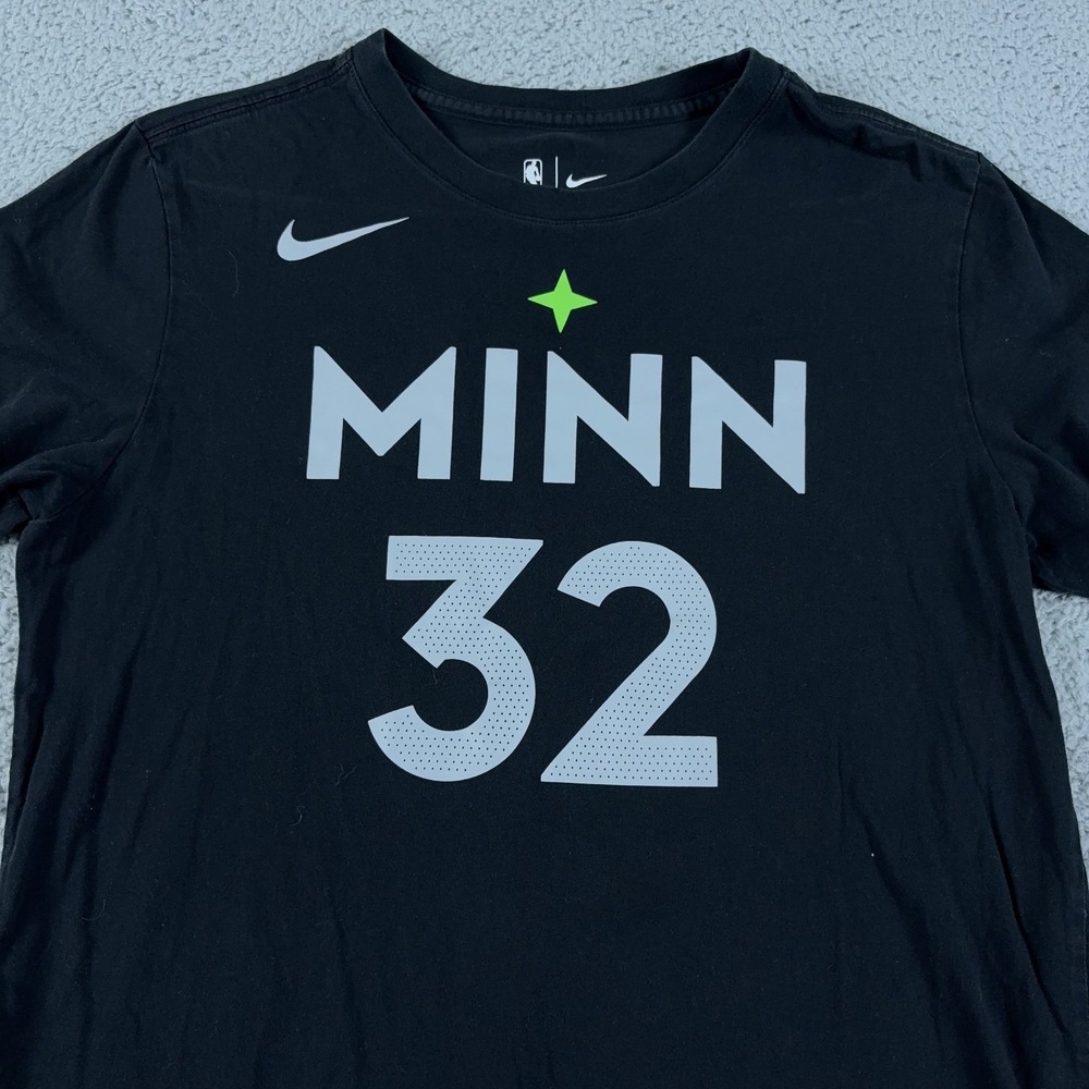 Minnesota Timberwolves T-Shirt Mens M Adidas Karl Anthony Towns #32 2020-2021